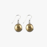 Round Pendant Hook Earrings
