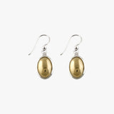 Oval Pendant Hook Earrings