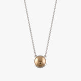 Round Pendant Belcher Necklace