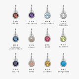 Birthstone double stretchy ring