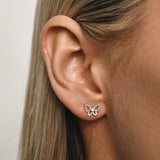 Diamond Butterfly Stud Earrings (0.33ct)