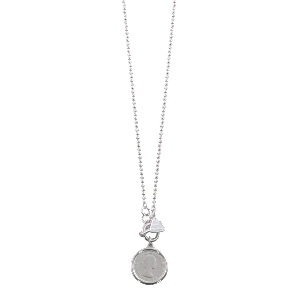Sixpence Ball Chain Necklace - Von Treskow