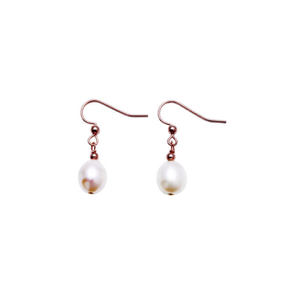 Oval pearl earrings - Von Treskow