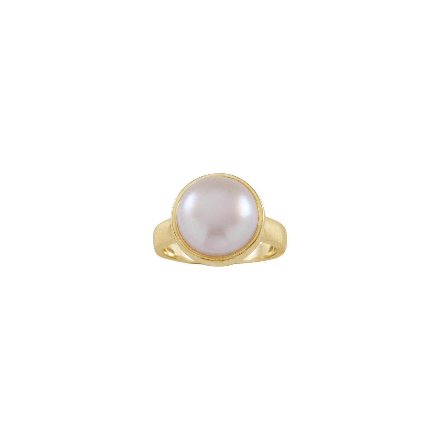 Round pearl ring (12mm) - Von Treskow