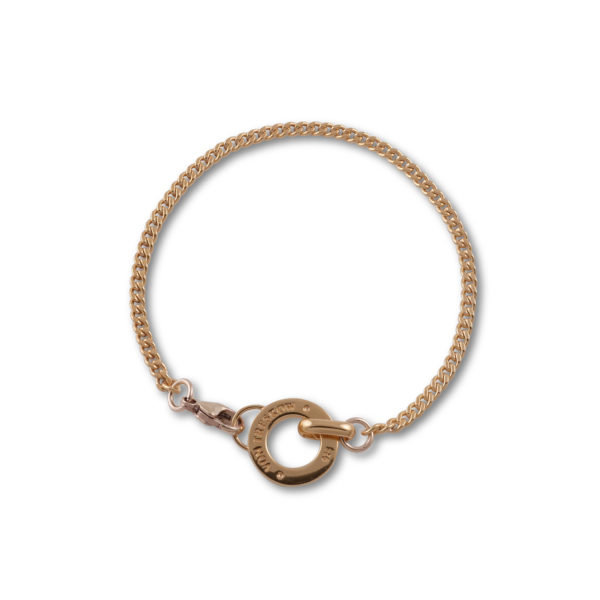 Curb chain bracelet with Von Treskow Disc - Von Treskow