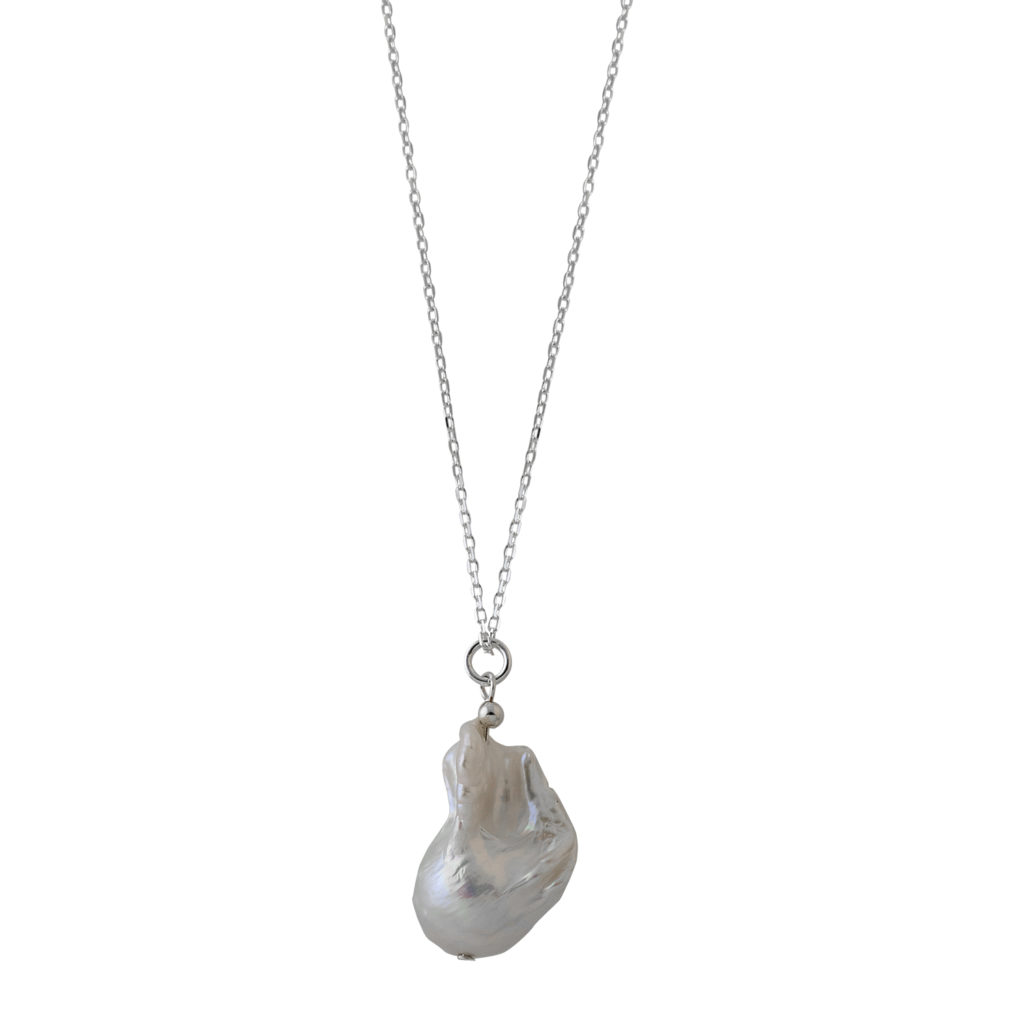 Adjustable necklace with baroque pearl - Von Treskow