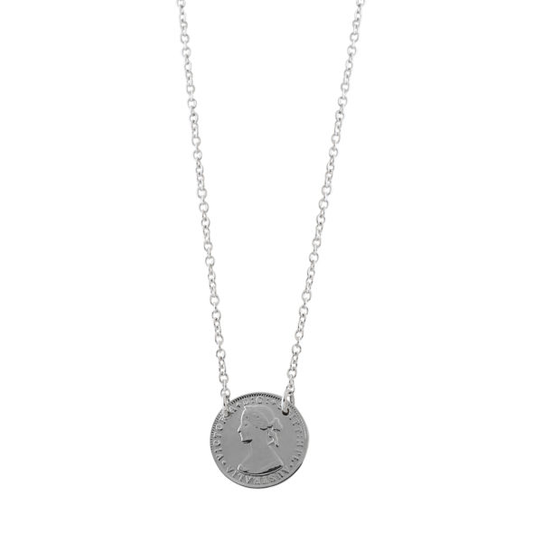 Drilled coin necklace - Von Treskow