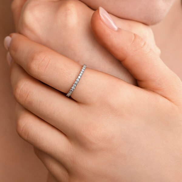 Claw-Set Eternity Ring (0.89ct)