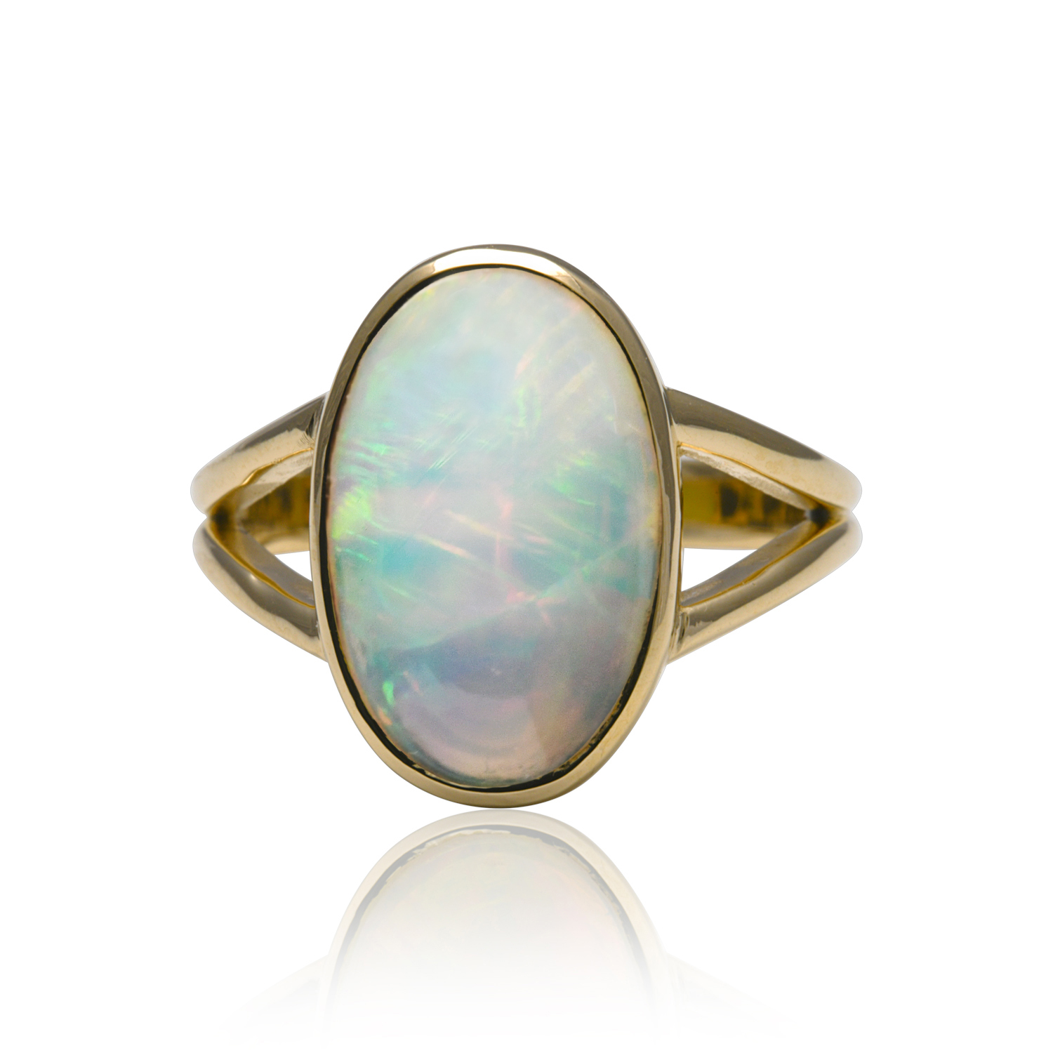Passage of Time Australian Opal Ring | Crystal Opal Ring | NIXIN
