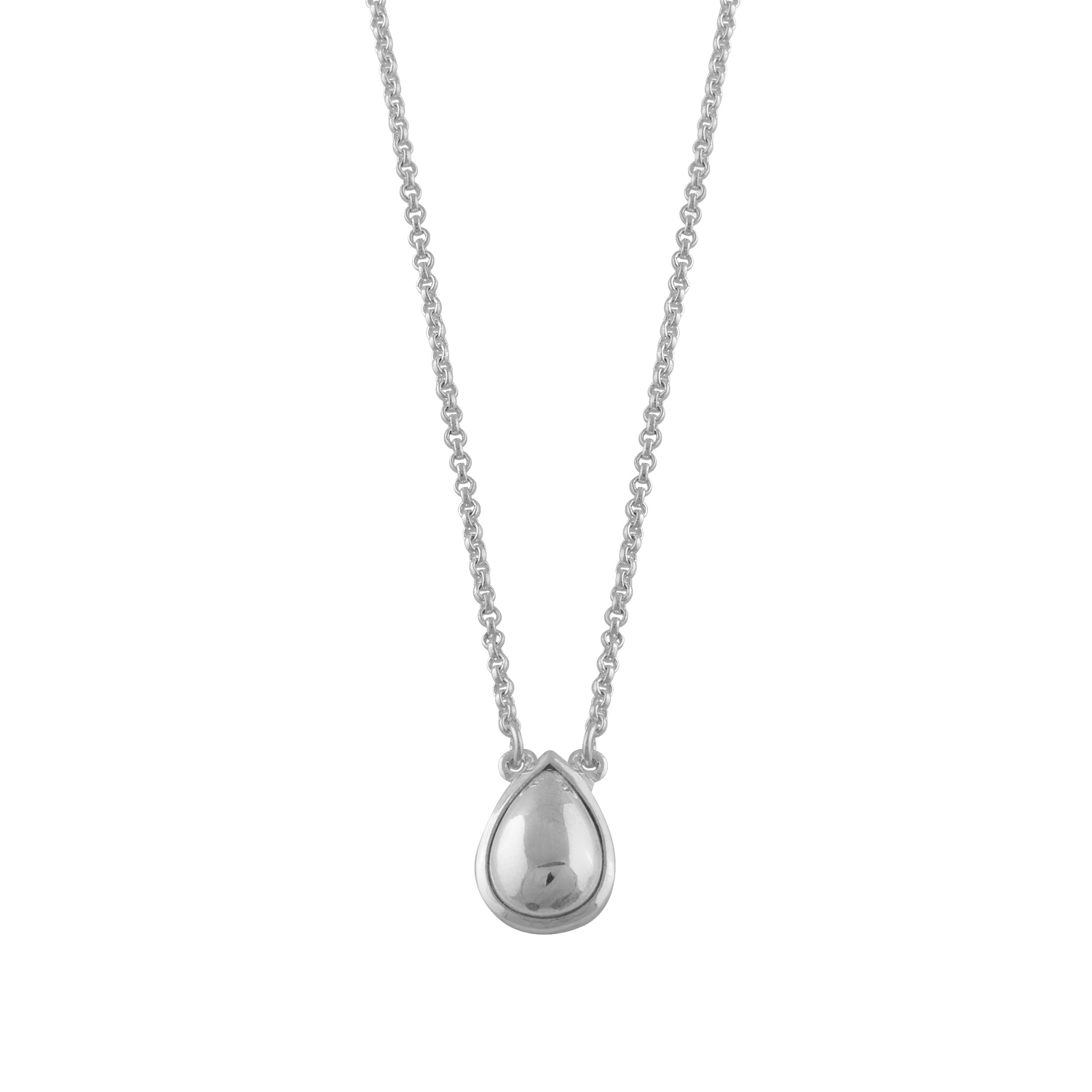 Belcher necklace with large silver pendant - Von Treskow