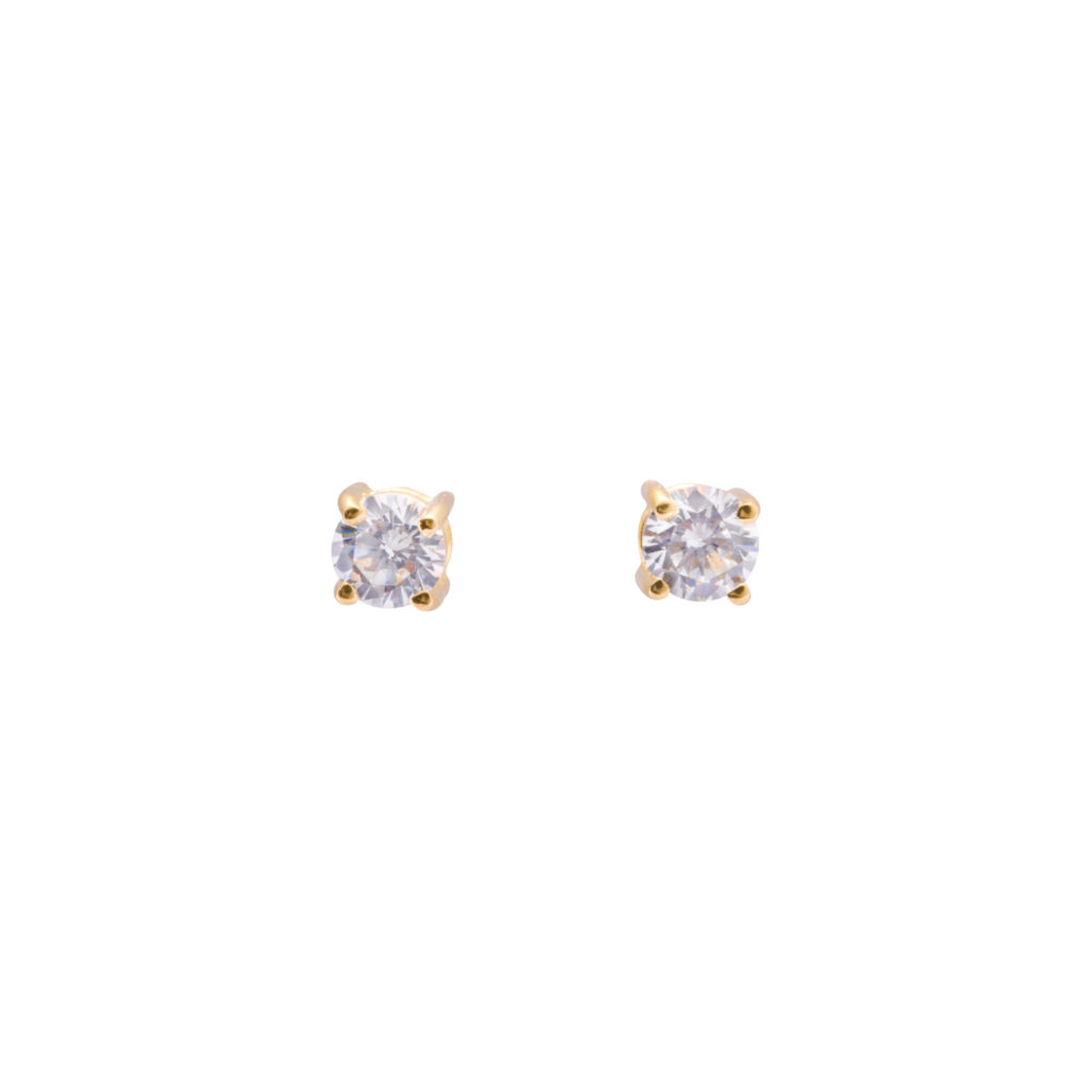 4mm Cubic zirconia studs - Von Treskow