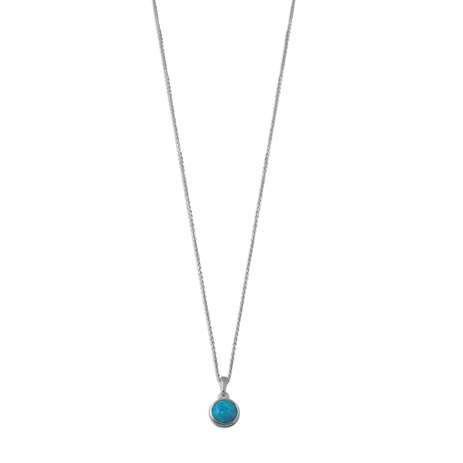 Fine Blue Czelline Opal Necklace - Von Treskow