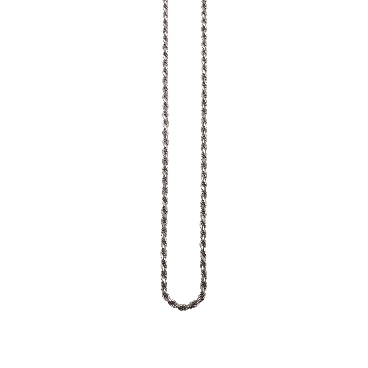 Diamond cut rope chain necklace - Von Treskow